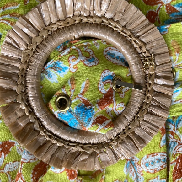 Sam Edelman Lemon Floral Cotton Maxi Dress Belted NWT Size L - Picture 12 of 15